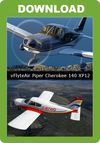 vFlyteAir Piper Cherokee 140 (X-Plane 12)