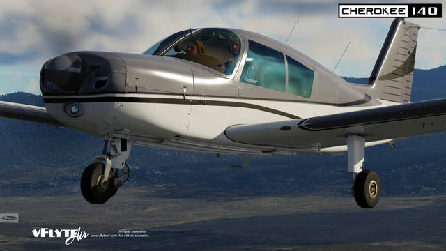 vFlyteAir Piper Cherokee 140 (X-Plane 12)