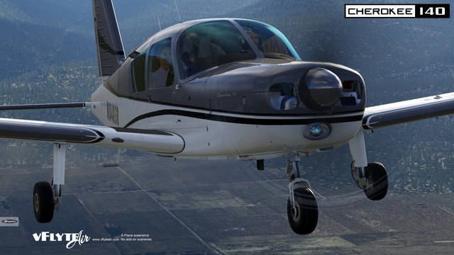 vFlyteAir Piper Cherokee 140 (X-Plane 12)