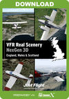 VFR Real Scenery NexGen 3D: England, Wales & Scotland